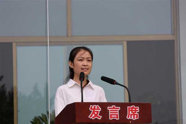 碩士階段受資助學子劉多多發表感言